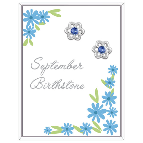 September Flower Earrings (AE109)