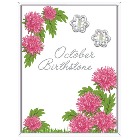 October Flower Earrings (AE110)