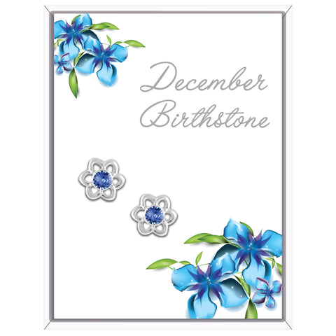 December Flower Earrings (AE112)