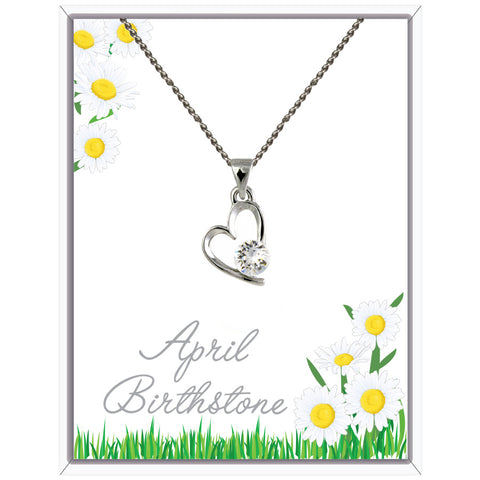 April Heart Pendant Necklace (AH103)