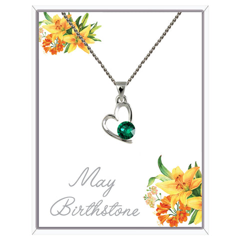 May Heart Pendant Necklace (AH104)