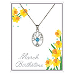 March Tree Of Life Pendant Necklace (AJ143)
