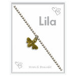 Bee Gold Stretch Bracelet (AL501)