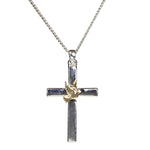 Cross With Dove Pendant Necklace (AN7013)