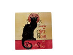 10x10 COASTER CHAT NOIR