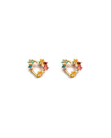 Hearts Gold Earrings (H1504)
