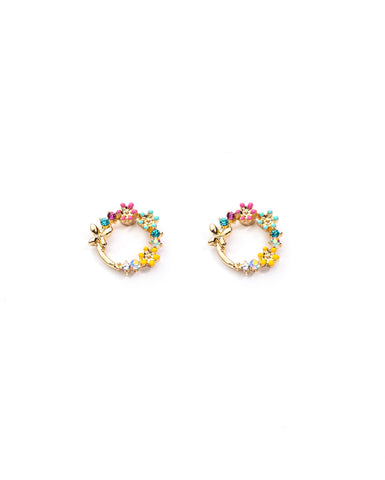 Circle Gold Earrings (H1506)