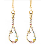 Pear Drop Gold Earrings (H1510)
