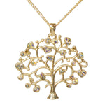 Tree of Life Gold A/B Pendant Necklace (H2006)