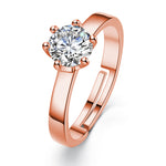 Solitaire RG Adjustable Ring (K1013)
