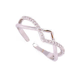 Interlocking Plat Adjustable Ring (K1040)