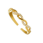 Forever 14ct Gold Adjustable Ring (K1041)