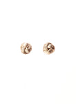 Knot Rose Gold Little Box Earrings (L1071)