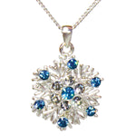 Christmas Snowflake 2 Pendant Necklace (M5368)