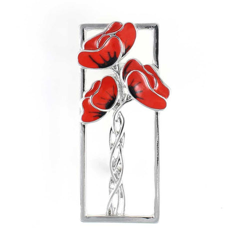 Mackintosh  Poppy Brooch (P1029)