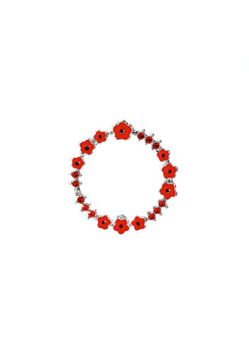 Hoop Poppy Brooch (P1036)