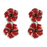 Triple Poppy Pendant Necklace (P2013)