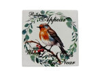 20x20 TRIVET ROBIN LOVED ONES