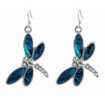 Dragonfly Paua Shell Earrings (S1431)