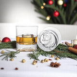 Santas Christmas Glass