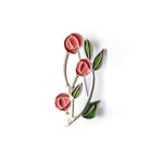 Three Rose Mackintosh Brooch (T3001)