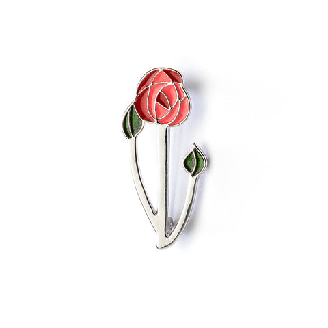 One Rose Mackintosh Brooch (T3002)