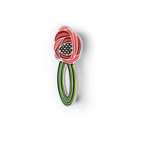 Rose on Stem Mackintosh Brooch (T3003)