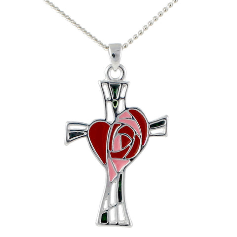 Cross Mackintosh Pendant Necklace (T4005)