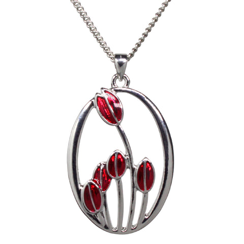 Tulip Mackintosh Pendant Necklace (T4010)