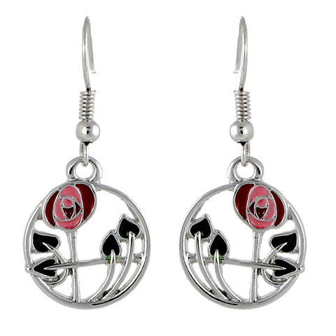 Circle Mackintosh Earrings (T5007)