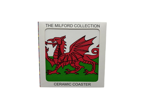 Welsh Dragon Ceramic Coaster