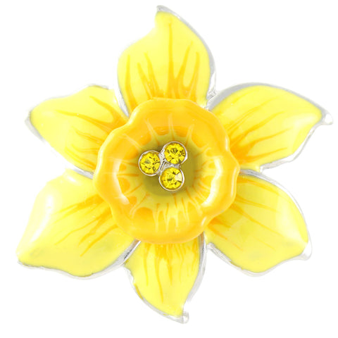 Daffodil Enamel Brooch (D2030)