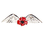 Wings Poppy Brooch (P1051)