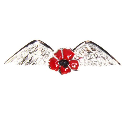 Wings Poppy Brooch (P1051)