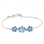 Forget Me Not Slider Bracelet (P7308)