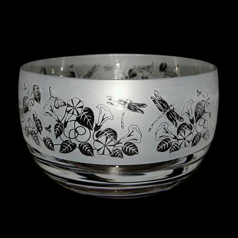 DRAGONFLY B67 SMALL CRYSTAL BOWL