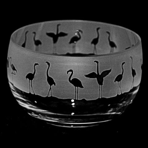 FLAMINGO B67 SMALL CRYSTAL BOWL