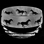 GALLOPING B67 SMALL CRYSTAL BOWL