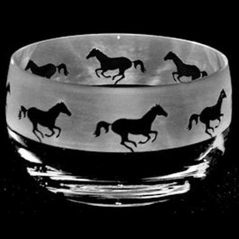 GALLOPING B67 SMALL CRYSTAL BOWL