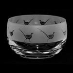 PHEASANT B67 SMALL CRYSTAL BOWL