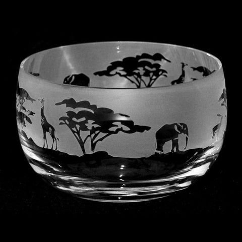 SAFARI B67 SMALL CRYSTAL BOWL