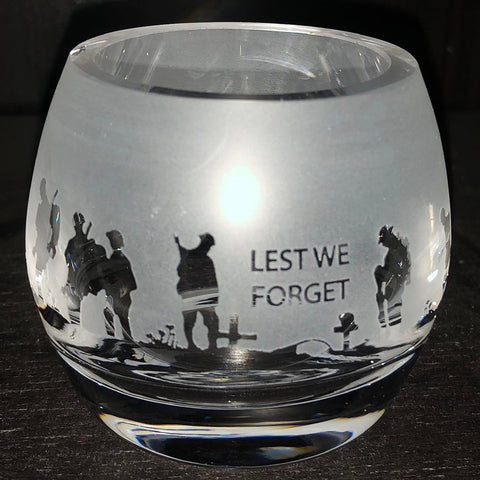 LEST WE FORGET M43 SMALL TEALIGHT HOLDER