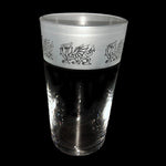 WELSH DRAGON FROSTED T29 BEER GLASS