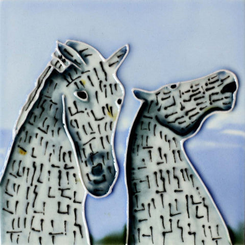 6x6" KELPIES AT DAWN