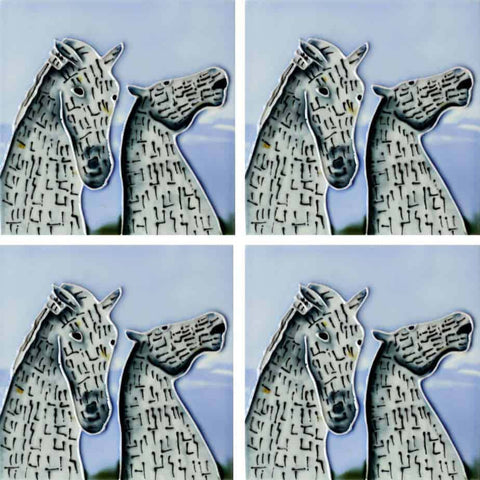 4x4" in COASTERS KELPIES AT DAWN SET OF 4