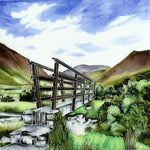 8x8" WOOD BRIDGE