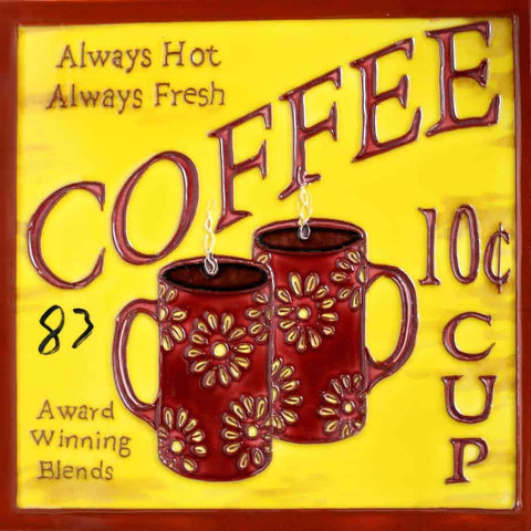 8x8" FRESH COFFEE