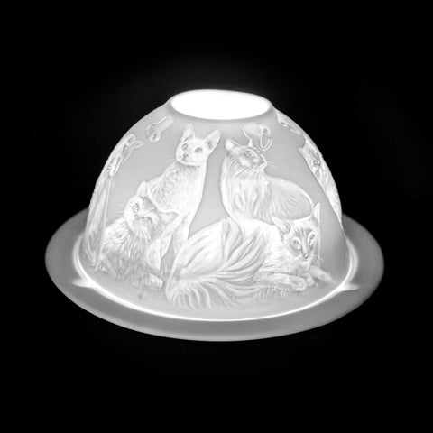 CATS DOME TEALIGHT HOLDER