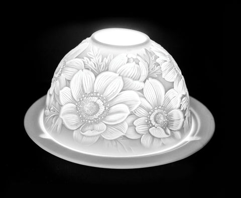 DAISIES DOME TEALIGHT HOLDER