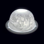 SNOWMEN DOME TEALIGHT HOLDER